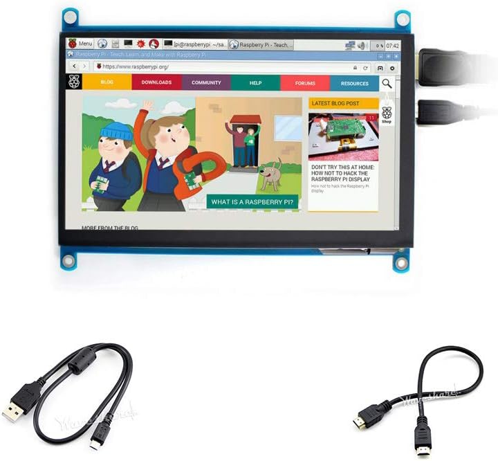 Waveshare 7inch HDMI LCD Monitor with Touch Display
