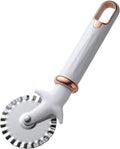 Dough Cutter Wheel: Effortless Crust-Cutting, Dishwasher Safe - 8.01 White