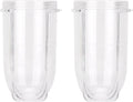 2 PCS Replacement Cups for Magic Bullet 16OZ Blender Cups - Pack of 2