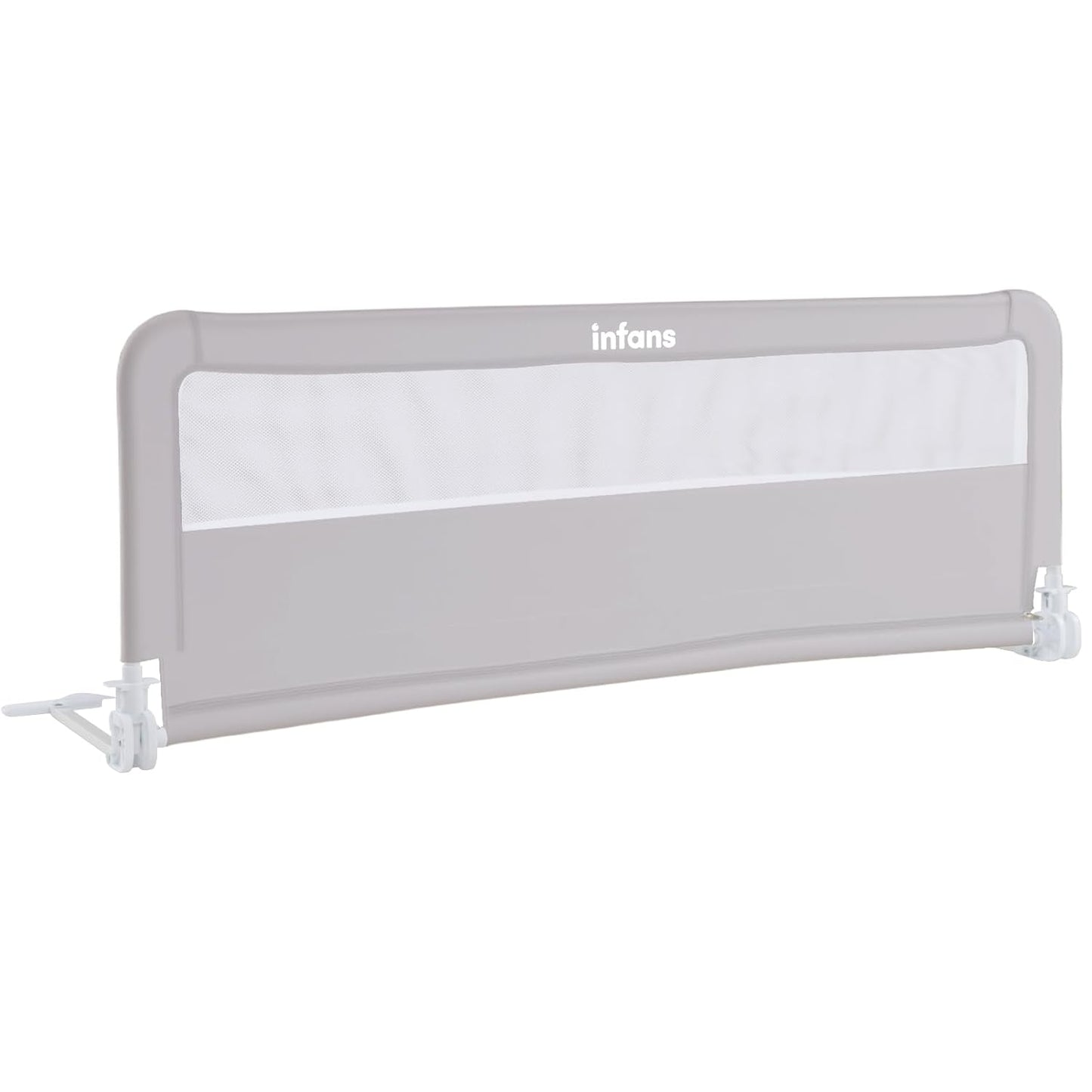 INFANS 59 Inch Foldable Safety Baby Crib Rail for Toddlers