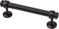 Oil Rubbed Bronze Cabinet Pulls 10 Pack - Solid 4 in Centers