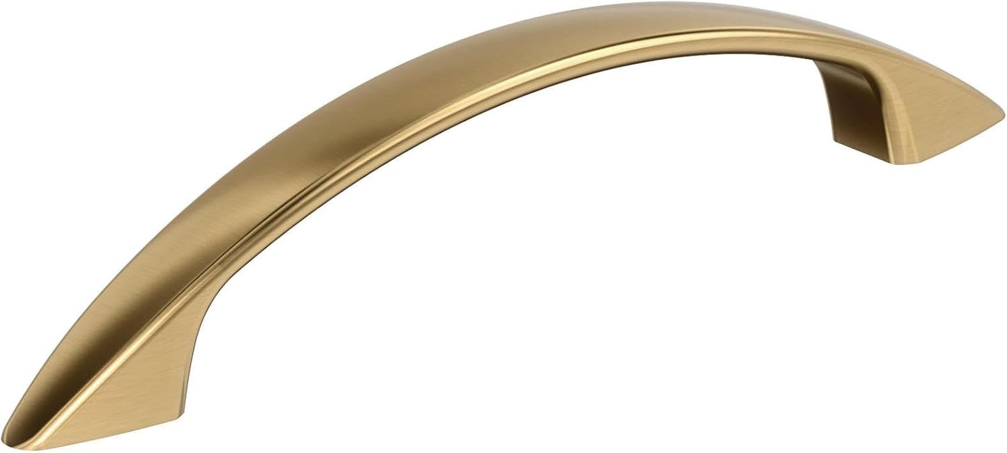 Amerock Arc 3-3/4 inch Champagne Bronze Cabinet Pulls - 10 Pack