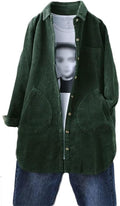 Minibee Women's Corduroy Shirt Coats - Versatile Fall Layering