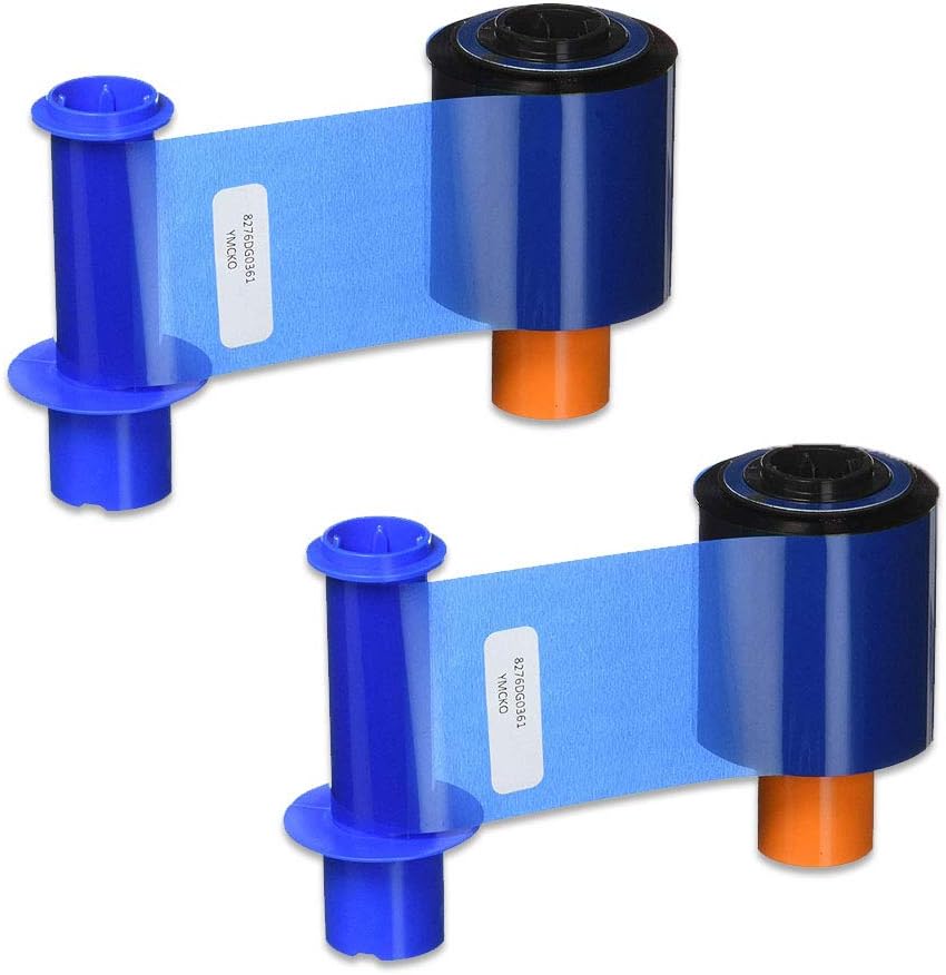 HID Fargo 45200 Color Ribbon - 2 Pack, 1000 Prints
