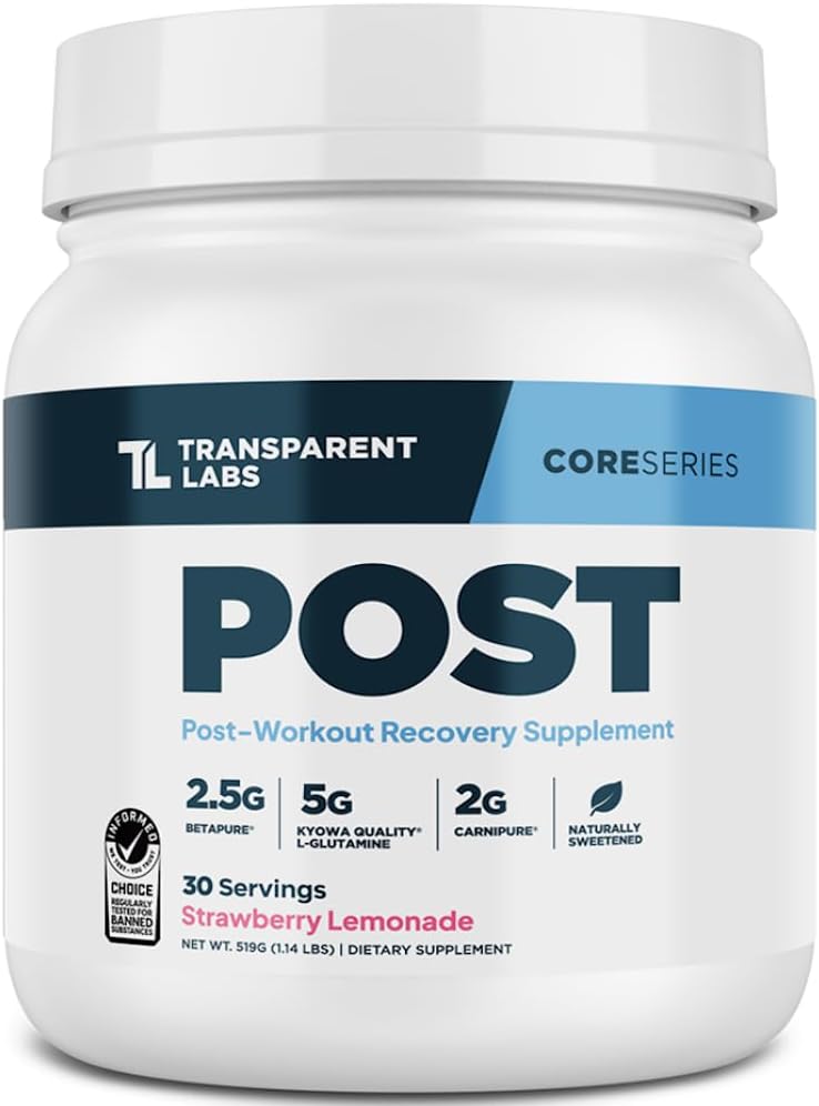 Transparent Labs Post-Workout Recovery Muscle Builder Supplement