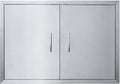 JIE JIN 31 in W x 24 in H Outdoor Kitchen Double Access Doors