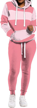 Womens 2 Piece Tracksuit Long Sleeve and Pants Set - Comfortable