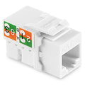 Cat5e Keystone Jack 90 Degree 50-Pack - Secure Right Angle Termination
