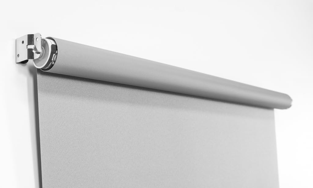 Silver Gray Rollup Backdrop System for Med Spas and Photography