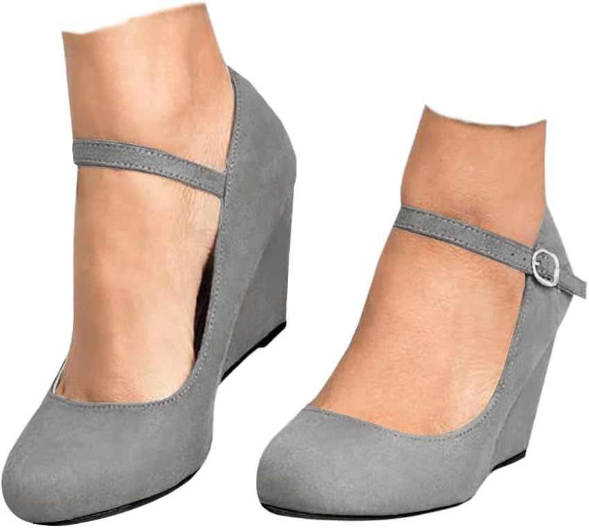 Coutgo Womens Wedge Pumps for Comfort and Style in Every Step