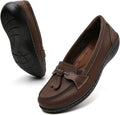 Maichal Loafers for Women Slip On Comfort Leather Tassel