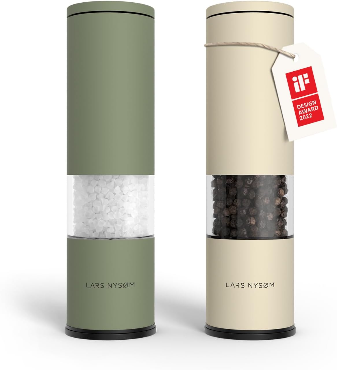 LARS NYSM Salt and Pepper Grinder Set for Every Kitchen