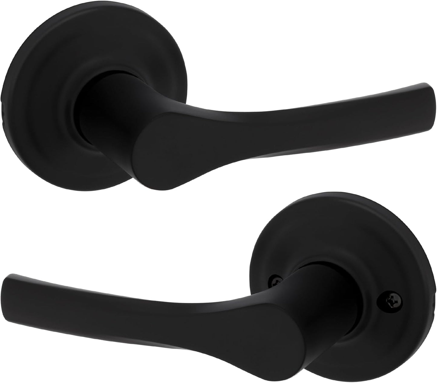 Kwikset Henley Interior Passage Door Handle for Closets and Hallways