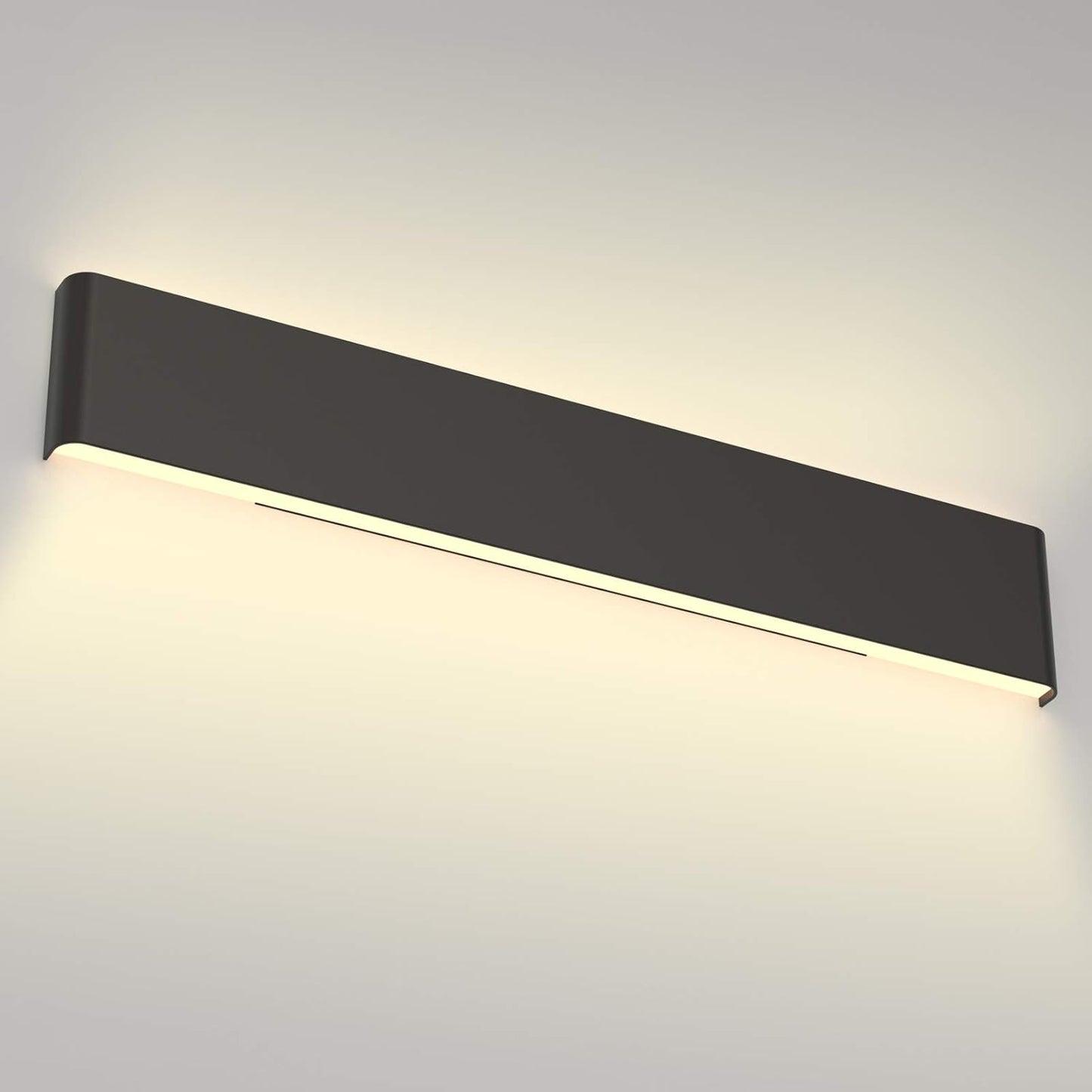 Modern Black Vanity Light for Bathroom with Up and Down Lighting