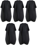 Black Waterproof Hair Salon Cape for Professional Hair Cutting