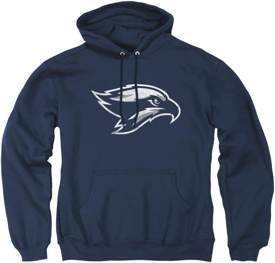 Official Collegiate Distressed Logo Adult Pullover Hoodie