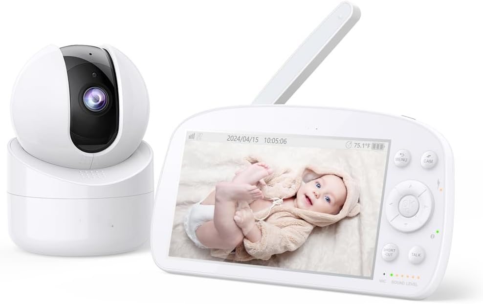 Crystal Clear Baby Monitoring Without WiFi - 900ft Range!