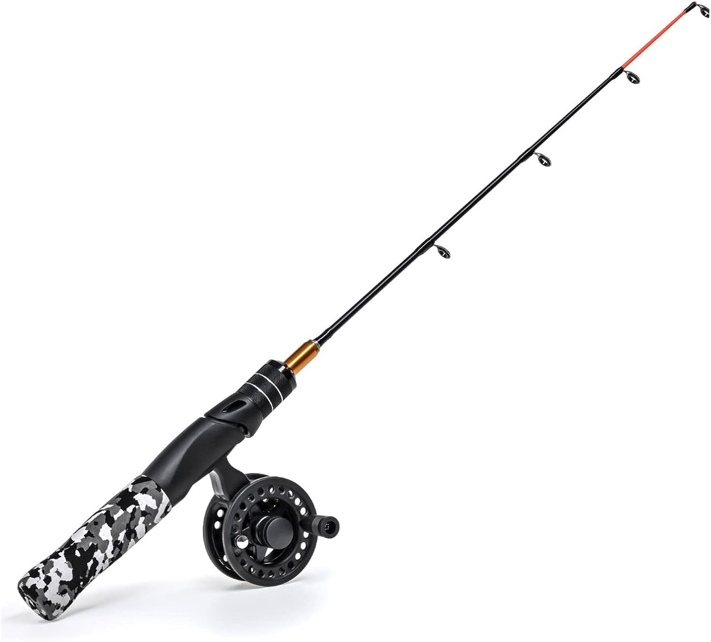 Compact 57cm Carbon Fiber Ice Fishing Rod