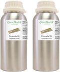 2 Bottles 16 fl oz Citronella Essential Oil - Pure, Aluminum