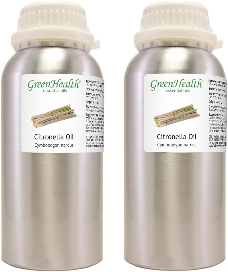 Citronella Essential Oil 100% Pure & Uncut - 16 fl oz Bottles