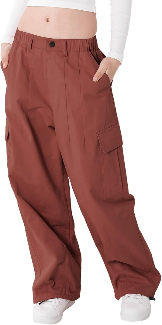 Trendy Girls Cargo Pants for Stylish Kids 4-14 Years Old