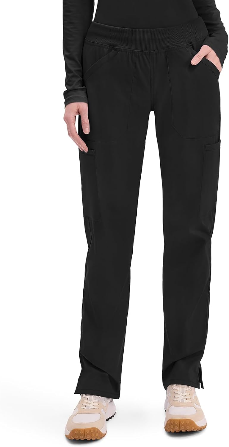 Cherokee Women's Scrub Pants with 6 Pockets & Stretch Fabric