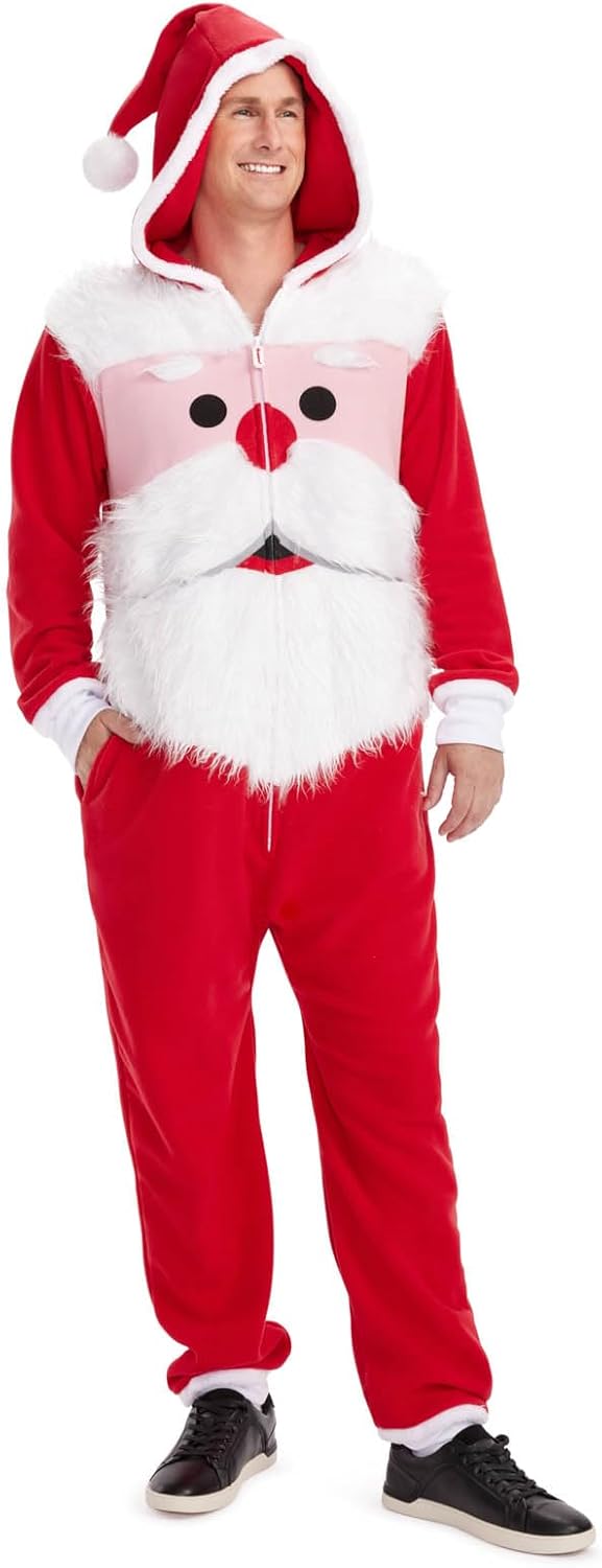 Tipsy Elves Christmas Onesies for Adults - Comfy Holiday Jumpsuits