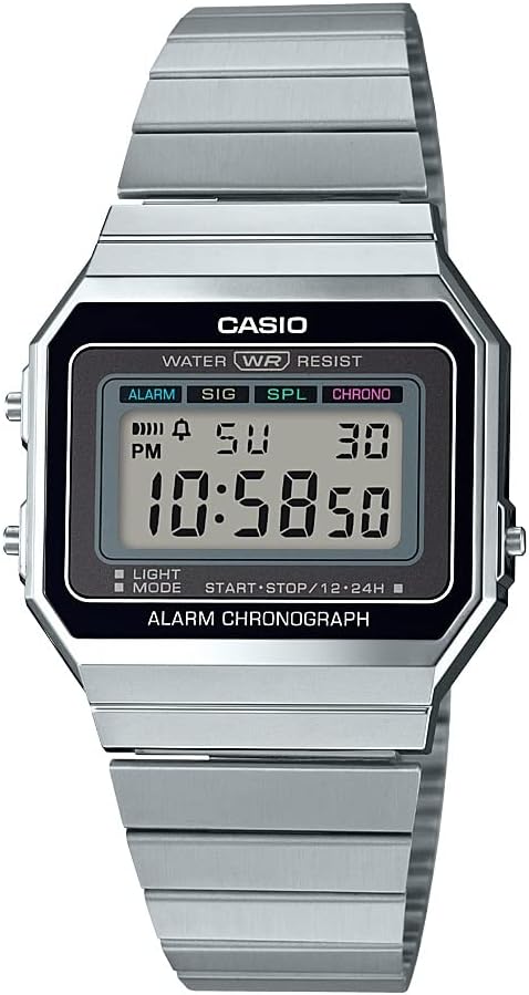 Casio Men's Classic Silver Digital Watch