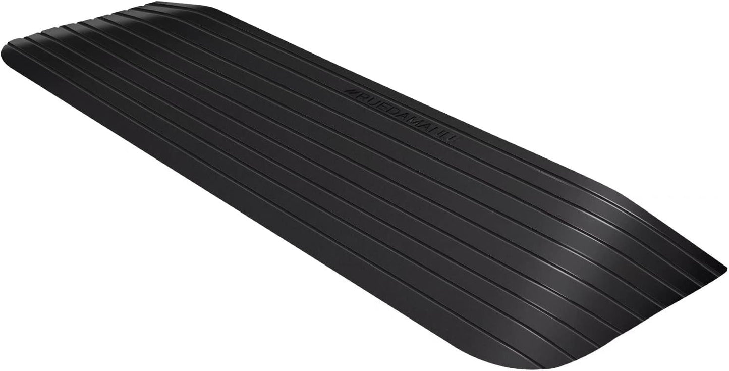 Ruedamann Threshold Ramp for Wheelchairs, Durable Rubber Design
