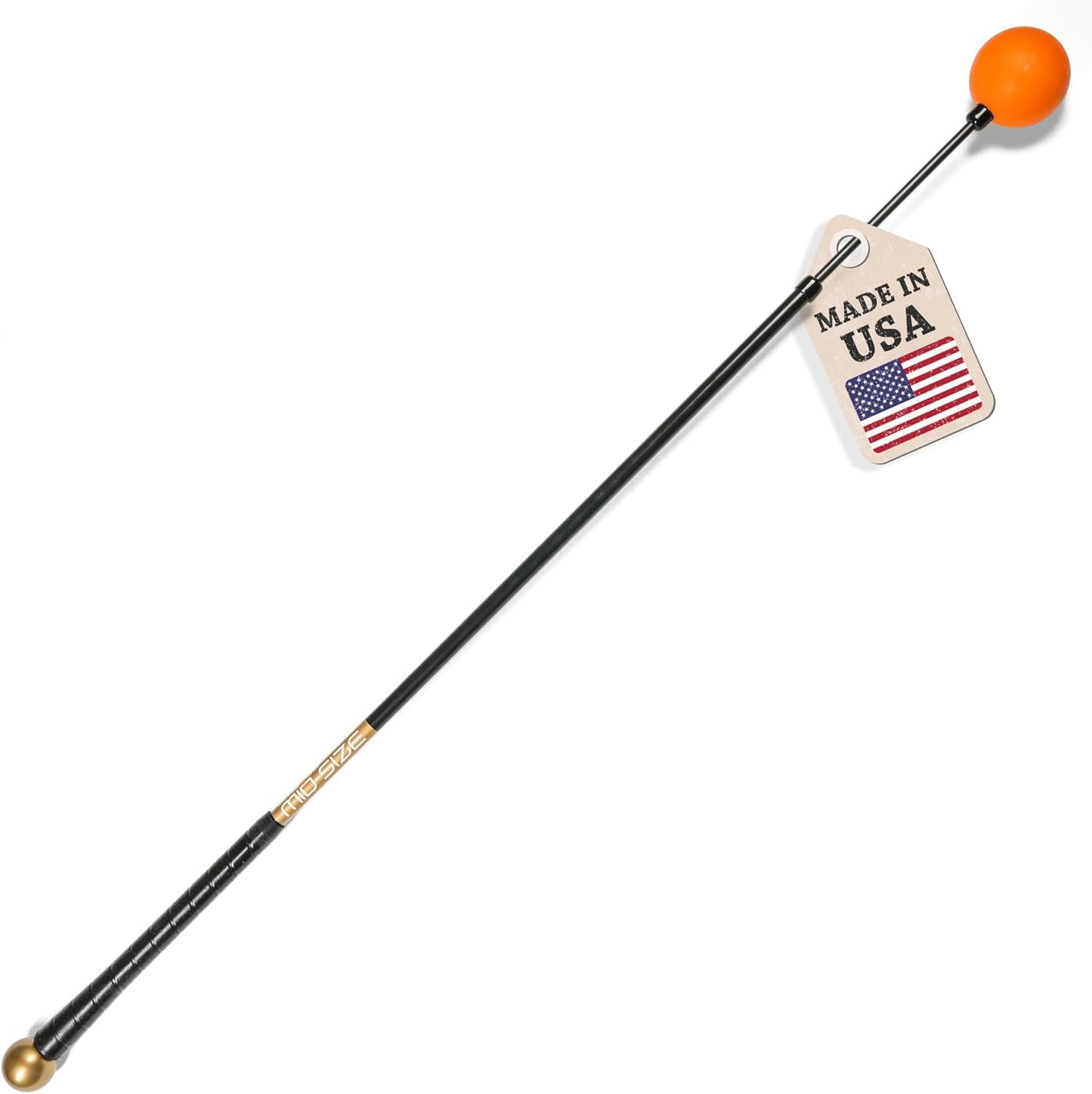 Improve Swing with Orange Whip Trainer