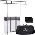 STEEL-AID Foldable Portable DJ Controller Booth - Compact Pro Stand