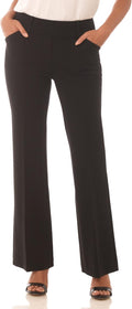 Rekucci Women's Secret Figure Pull-On Stretchy Wide Leg Pants