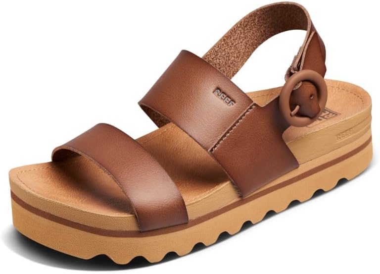REEF Women's Vista Hi Buckle Platform Sandal for Ultimate Comfort