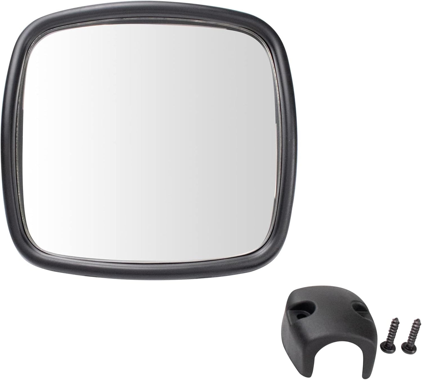 TRQ Lower Side Mirror Chrome Manual Convex Glass for Freightliner