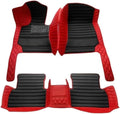 Luxury Leather Car Floor Mats Streak black4 - Custom Full Coverage