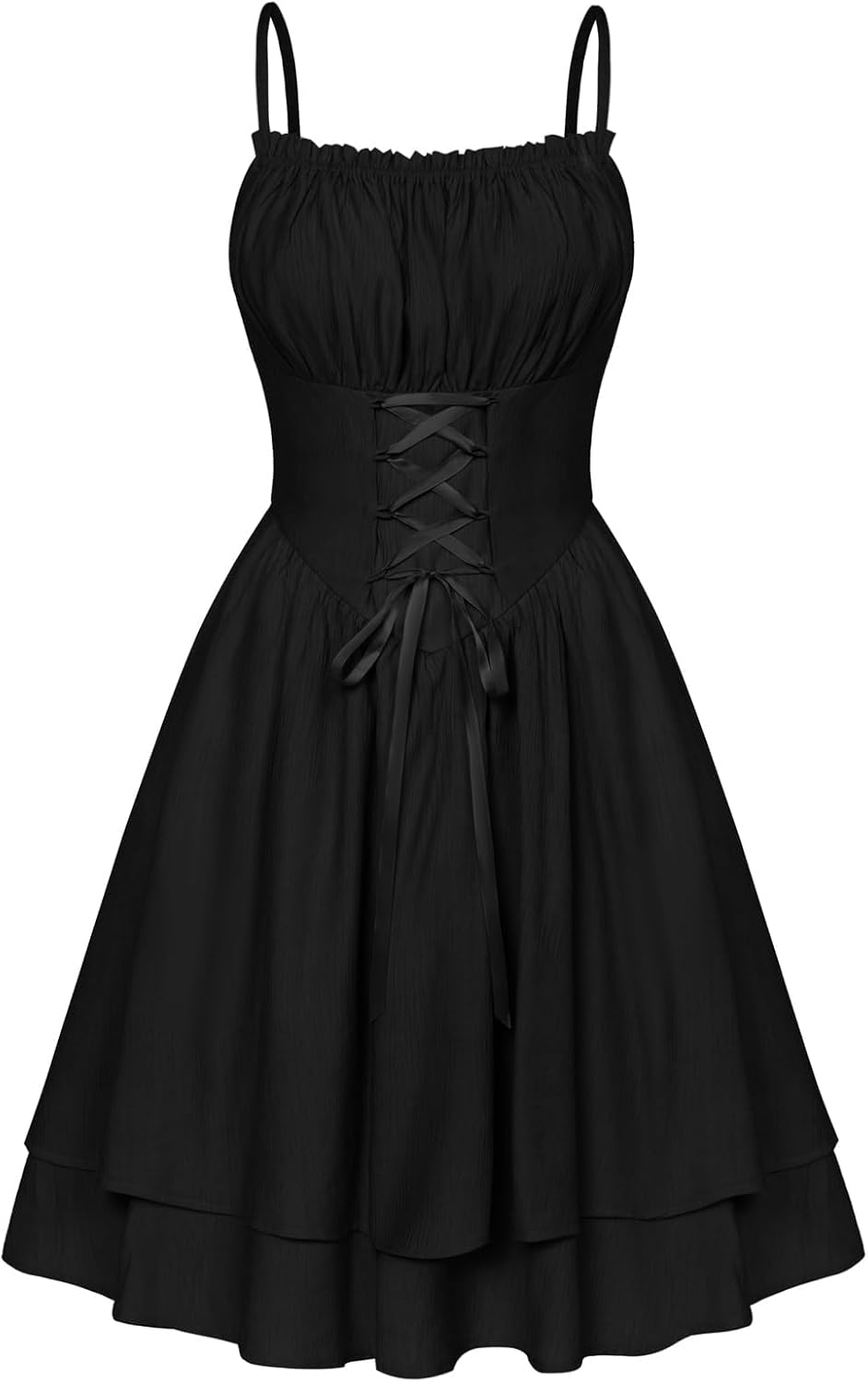 Scarlet Darkness Renaissance Dress for Timeless Fashion Lovers