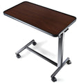 Overbed Table Adjustable Overbed Bedside Table with Wheels - Versatile