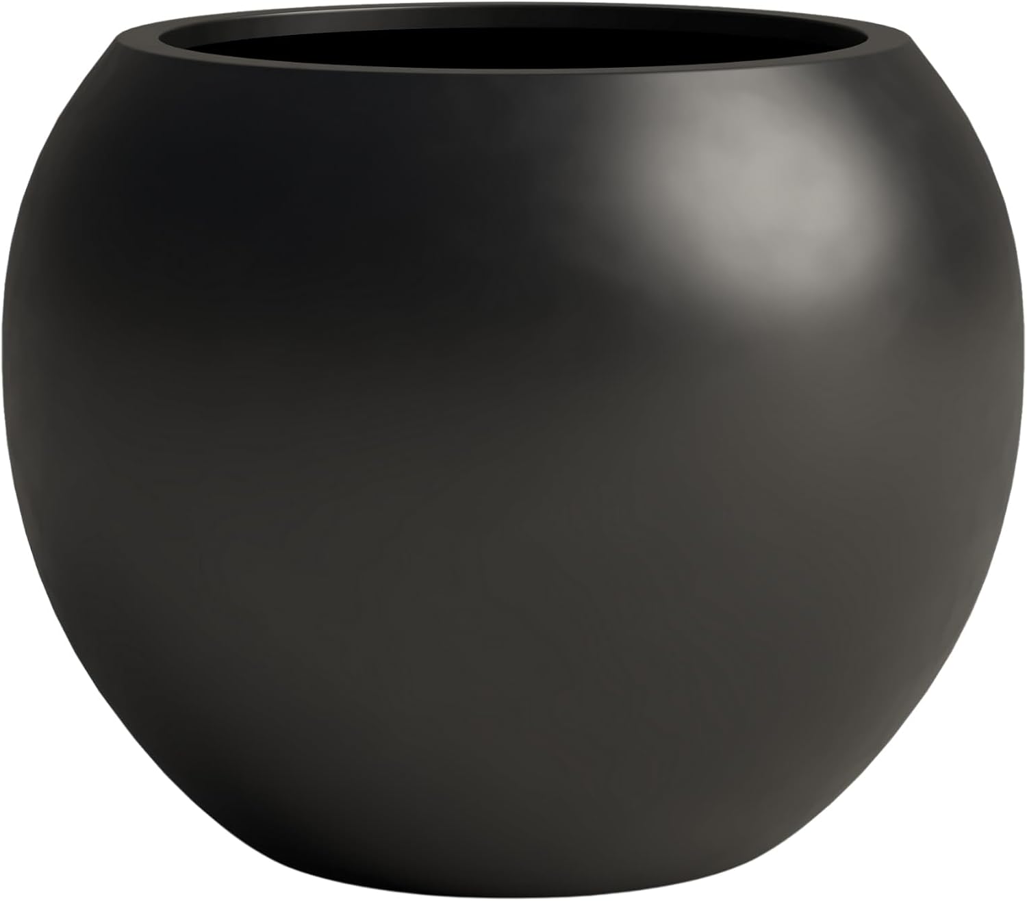 DTY Signature Mount Sherman Fiberstone Sphere Planter 17in H