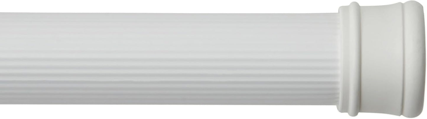 Kenney Twist & Fit Tension Shower Rod - Easy Install, Non-Slip Ends