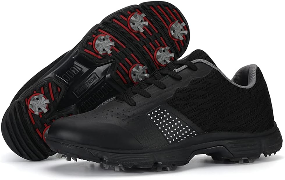 Waterproof Professional Golf Shoes for Men - Spikes Sneakers