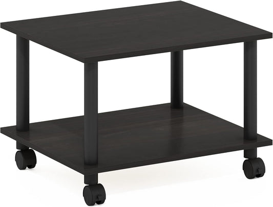 Furinno Econ CPU & Printer Stand, Space-Saving Wheels