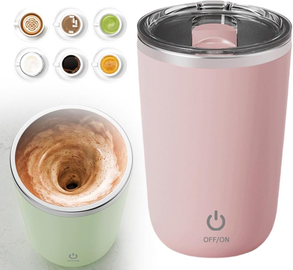 Rechargeable Magnetic Coffee Mug - Effortless Stirring
