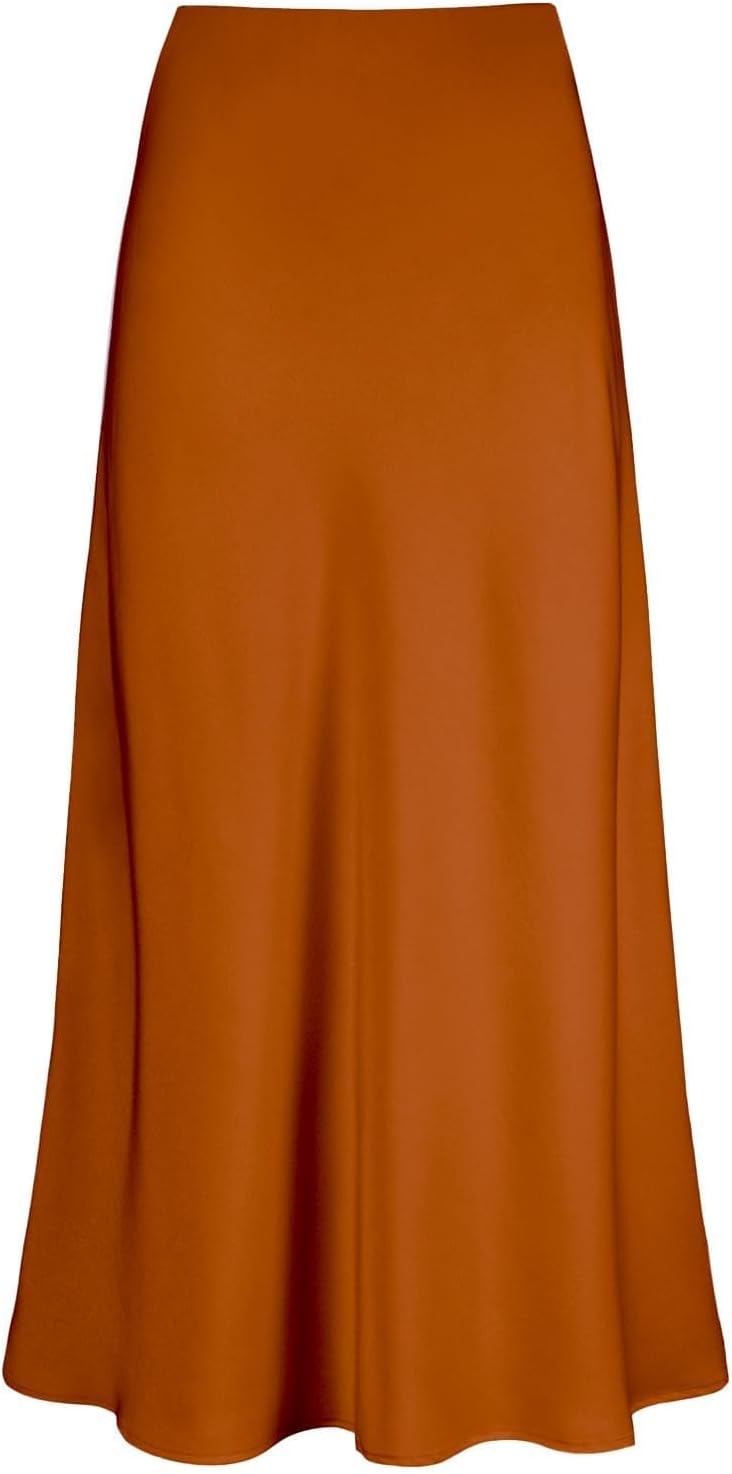 Women's Satin High Waisted Maxi Skirts for Every Occasion