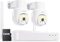 3K 5MP Wi-Fi 6 Security Camera System - Pan Tilt Auto Tracking