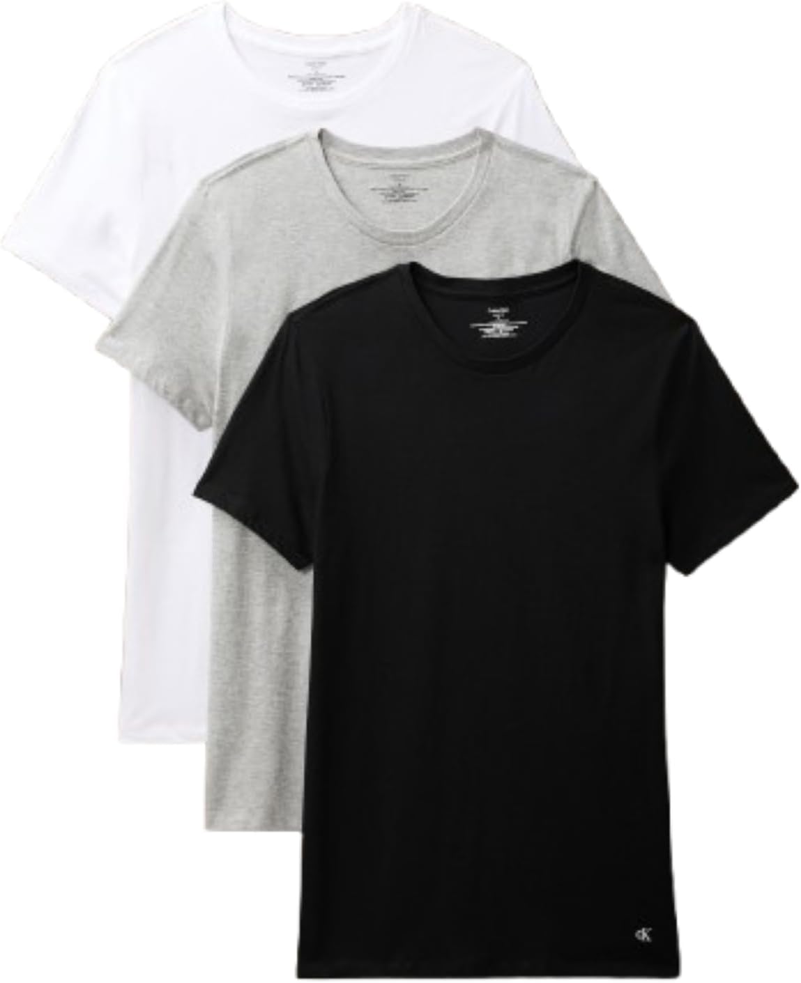 Calvin Klein Men's Cotton Classics 3-Pack Undershirts for Comfort