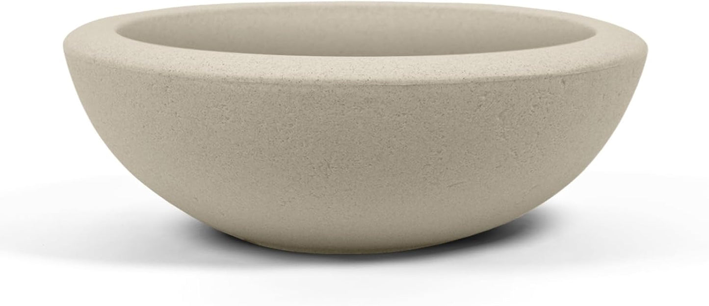 ARBORA 26 Santorini Bowl Planter - Lightweight & Weatherproof