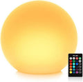 Mr.Go 14-inch LED Ball Light - Cordless Color-Changing Mood Lamp
