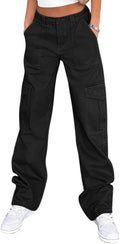 Women's Cargo Pants with High Waist for Y2K Trendsetters