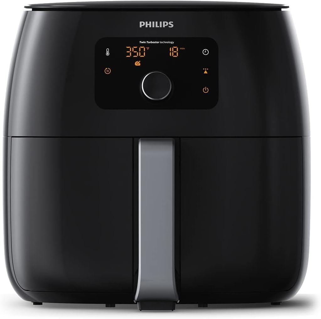 Philips Premium XXL Airfryer: Fat Removal, Rapid Air, 5 Presets
