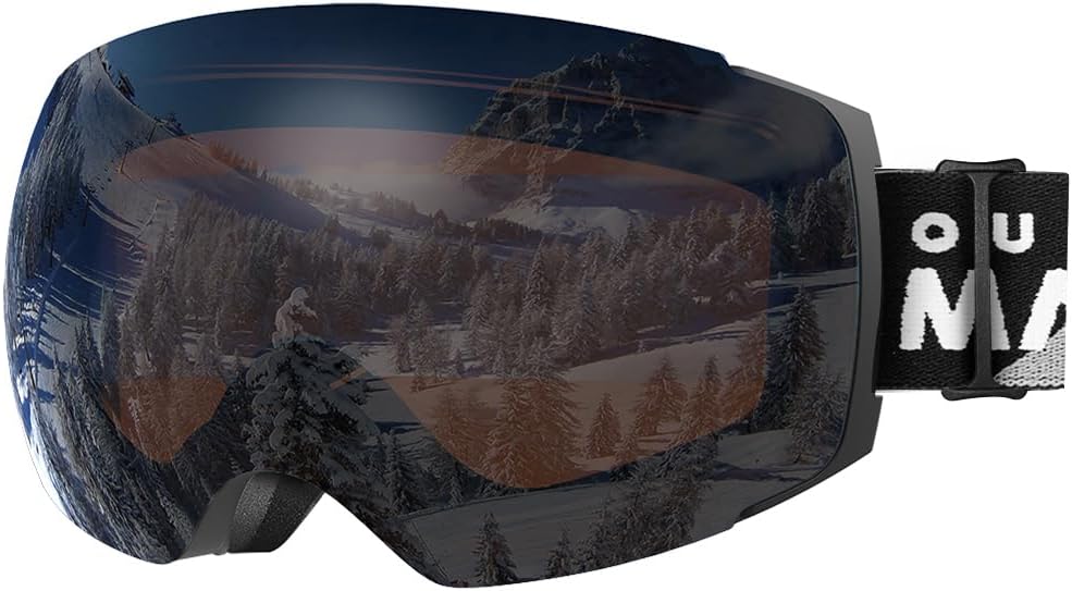 OutdoorMaster Ski Goggles PRO - Frameless Design for Clarity